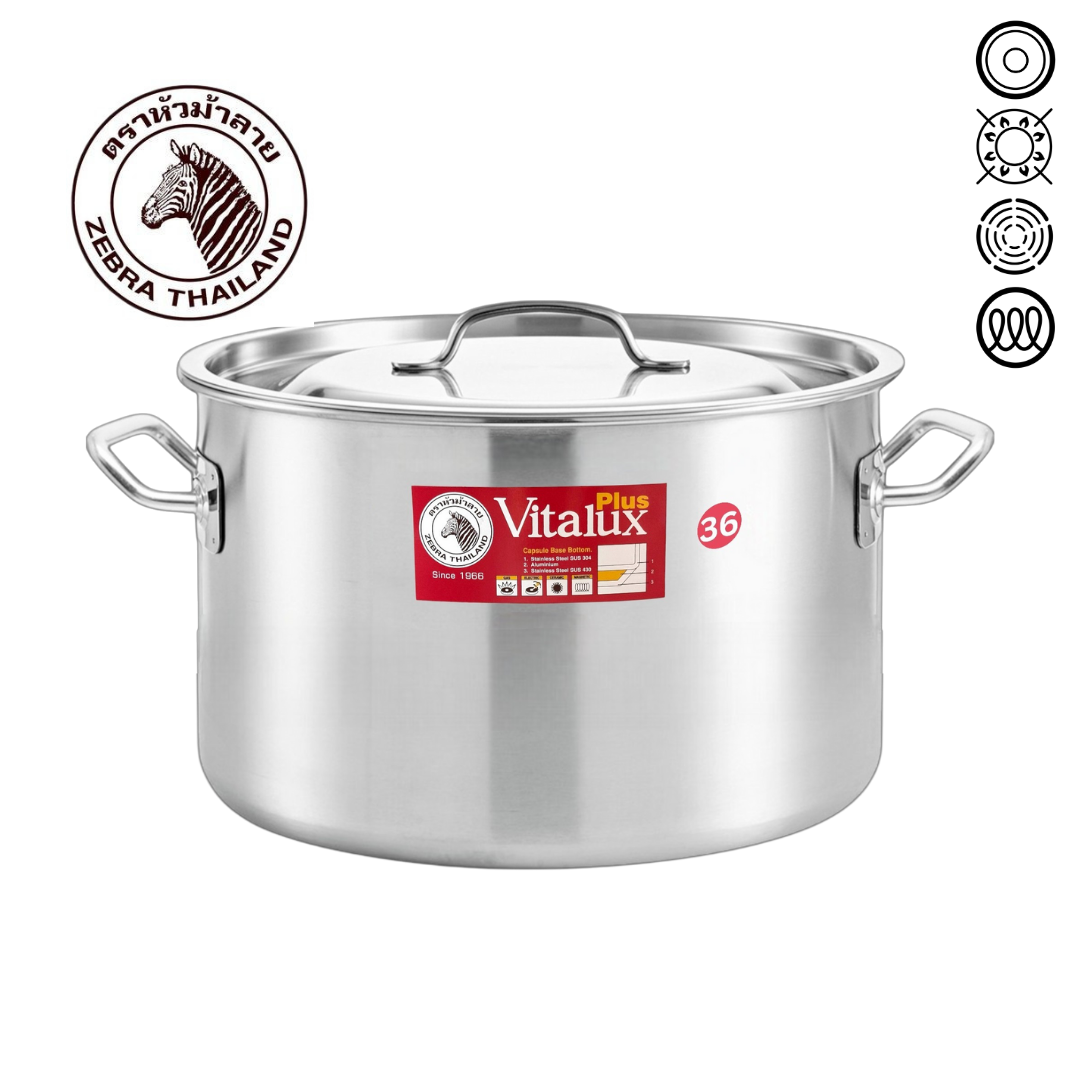 ZEBRA Vitalux Stock Pot 36 x 22cm