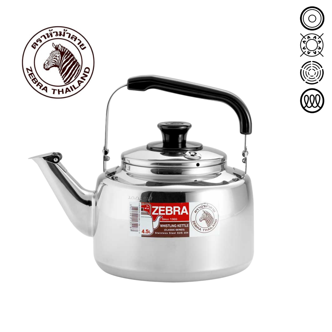 ZEBRA Stainless Steel Classic Whistling Kettle 4.5L
