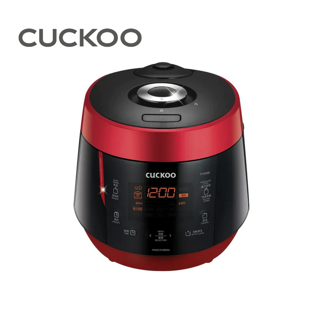 CUCKOO 10-Cup HP Pressure Rice Cooker (CRP-P1009S) Red