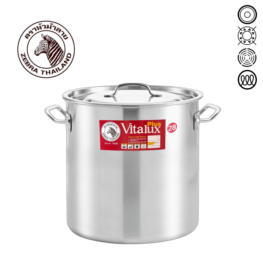 ZEBRA Vitalux Stock Pot 28 x 28cm