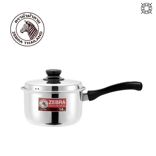 ZEBRA Carry Stainless Steel Sauce Pan 14cm