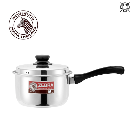 ZEBRA Carry Stainless Steel Sauce Pan 16cm