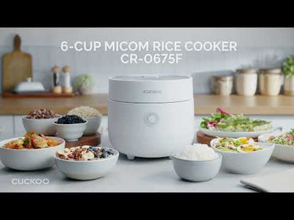 CUCKOO 6-Cup Micom Rice Cooker (CR-0675F)